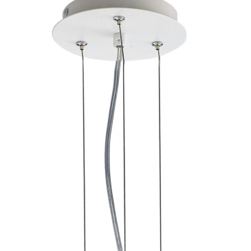 I-DIONISO-S48-BCO - Suspension en métal blanc montée au plafond