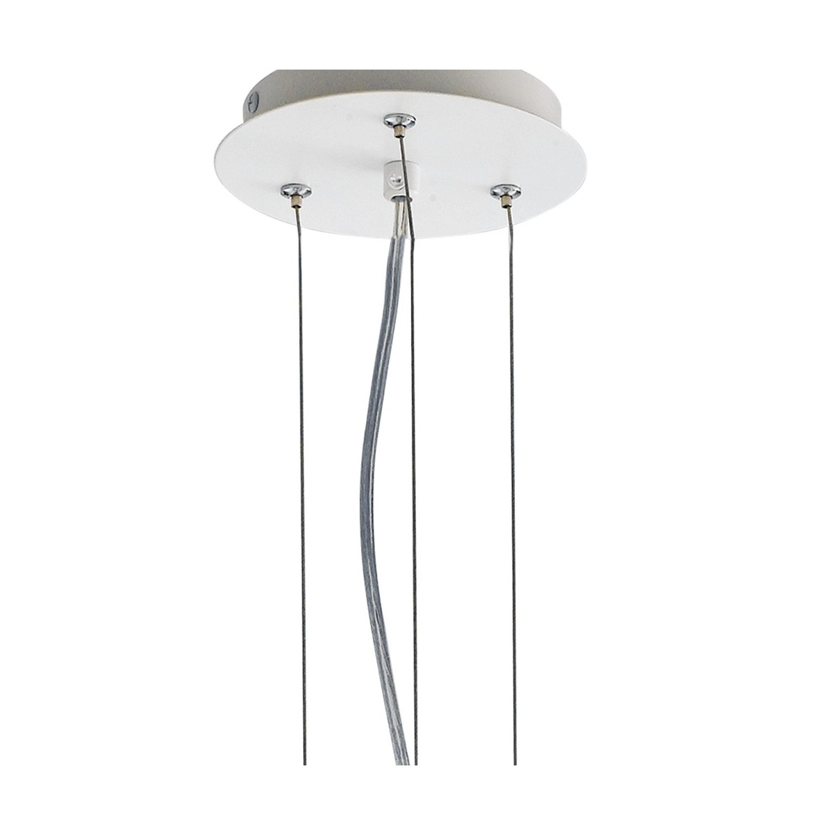 I-DIONISO-S48-BCO - Suspension en métal blanc montée au...