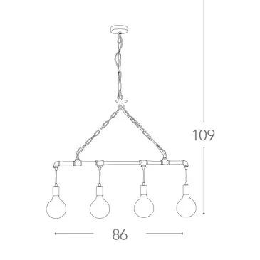 Lampadario Sospeso Rustico...