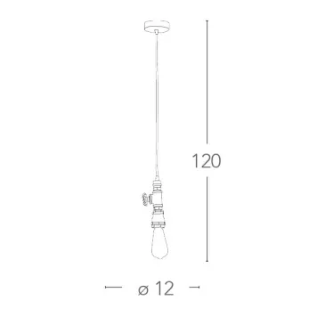 Suspension Lustre Rustique...