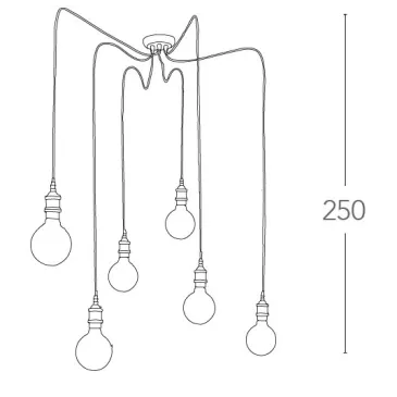 Lampadario Rustico Vintage...