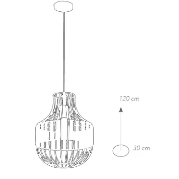 Lampadario Opium in Metallo Nero con Applicazioni in Vetro FanEurope
