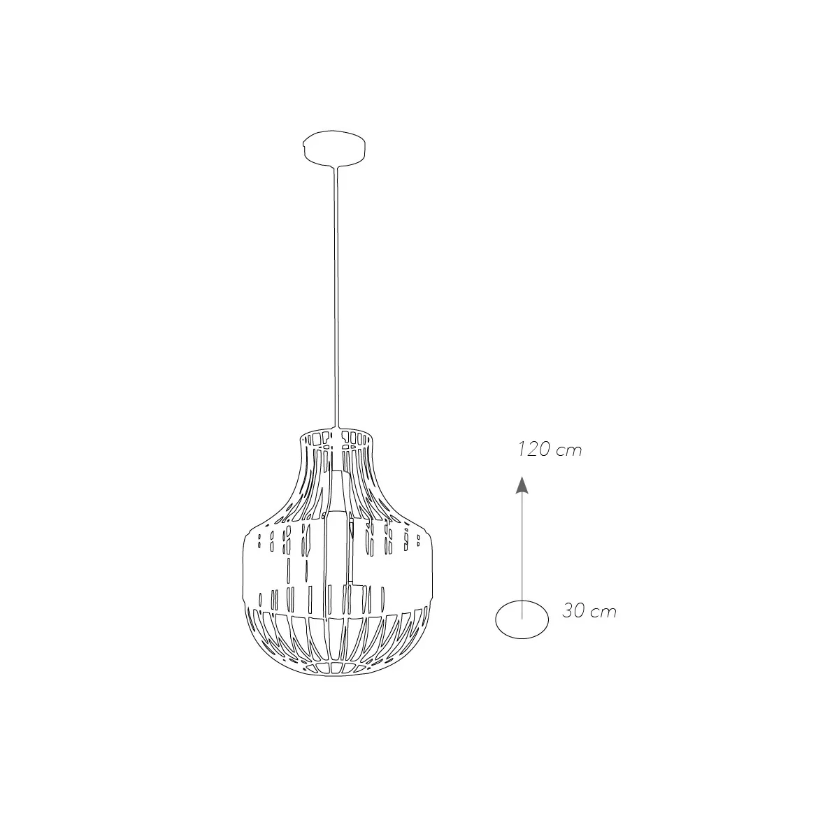 Lampadario Opium in Metallo Nero con Applicazioni in...