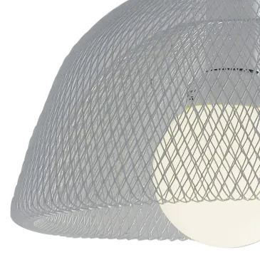 Abat-jour circulaire en métal blanc avec lustre de décoration de harem en filet