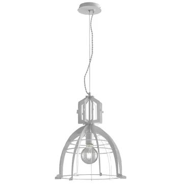 I-URBAN-S40 BCO - Lustre moderne en métal blanc à suspension minimale E27