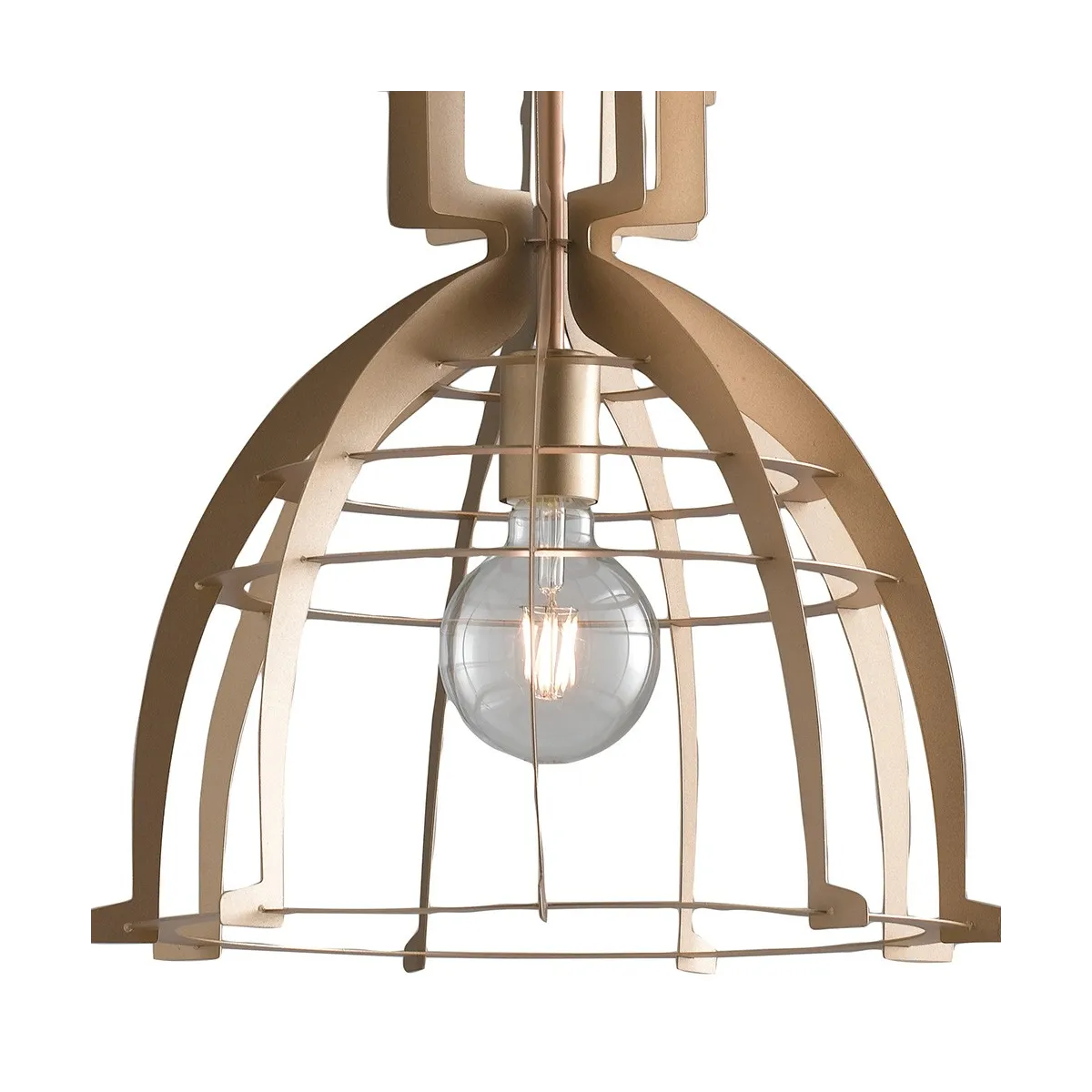 Paralume in Metallo Oro Lampadario Urban Fan Europe
