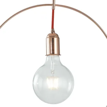 Decoro a Cerchio in Metallo colore Oro Rosato Sospensione Frida