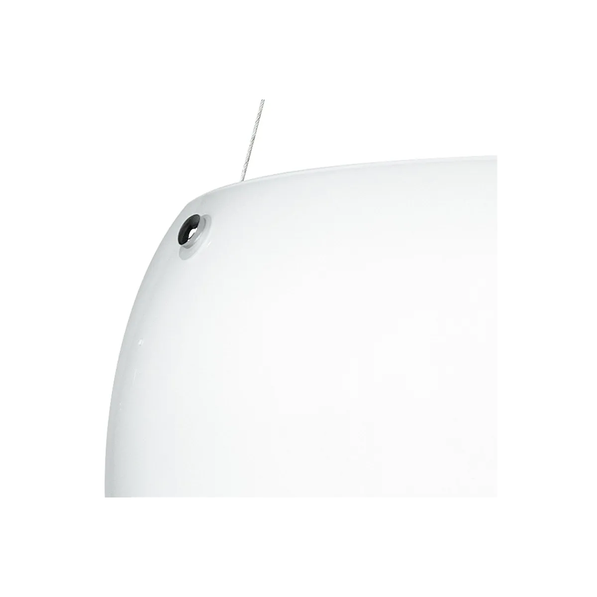 Diffuseur circulaire en ligne d'équateur en verre blanc