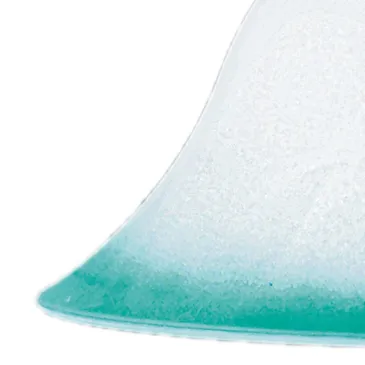 Diffuseur en verre blanc FanEurope Line avec bord dégradé vert