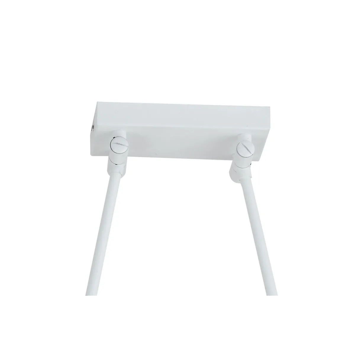 Base Plafoniera Book in Alluminio Bianco con Bracci Orientabili
