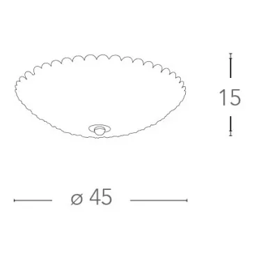 Plafonnier élégant K9...