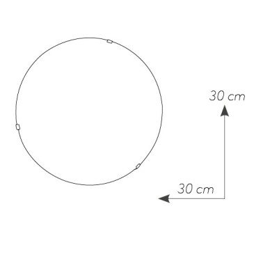 Plafonnier rond en verre...