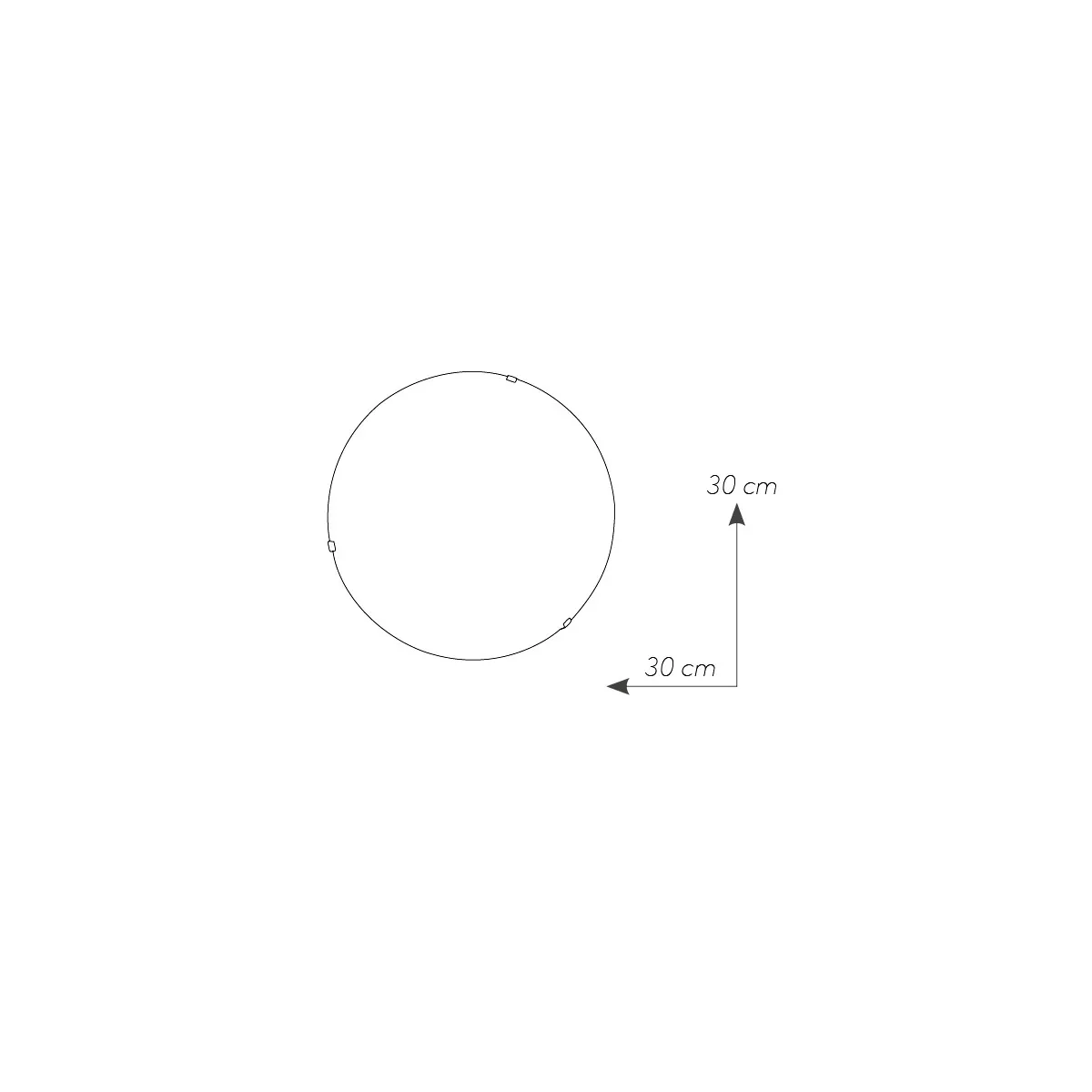 Plafonnier rond en verre Seventy 30cm en verre blanc avec décoration FanEurope géométrique gris et marron