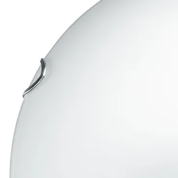 Diffusore in Vetro Bianco Opaco Plafoniera Oblo 50 cm