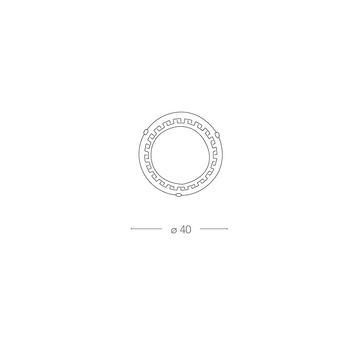 01/00912 - Plafonnier rond en verre grec ambre classique E7