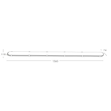 Plafoniera LED Lineare per Garage e Officine | Mondialshop
