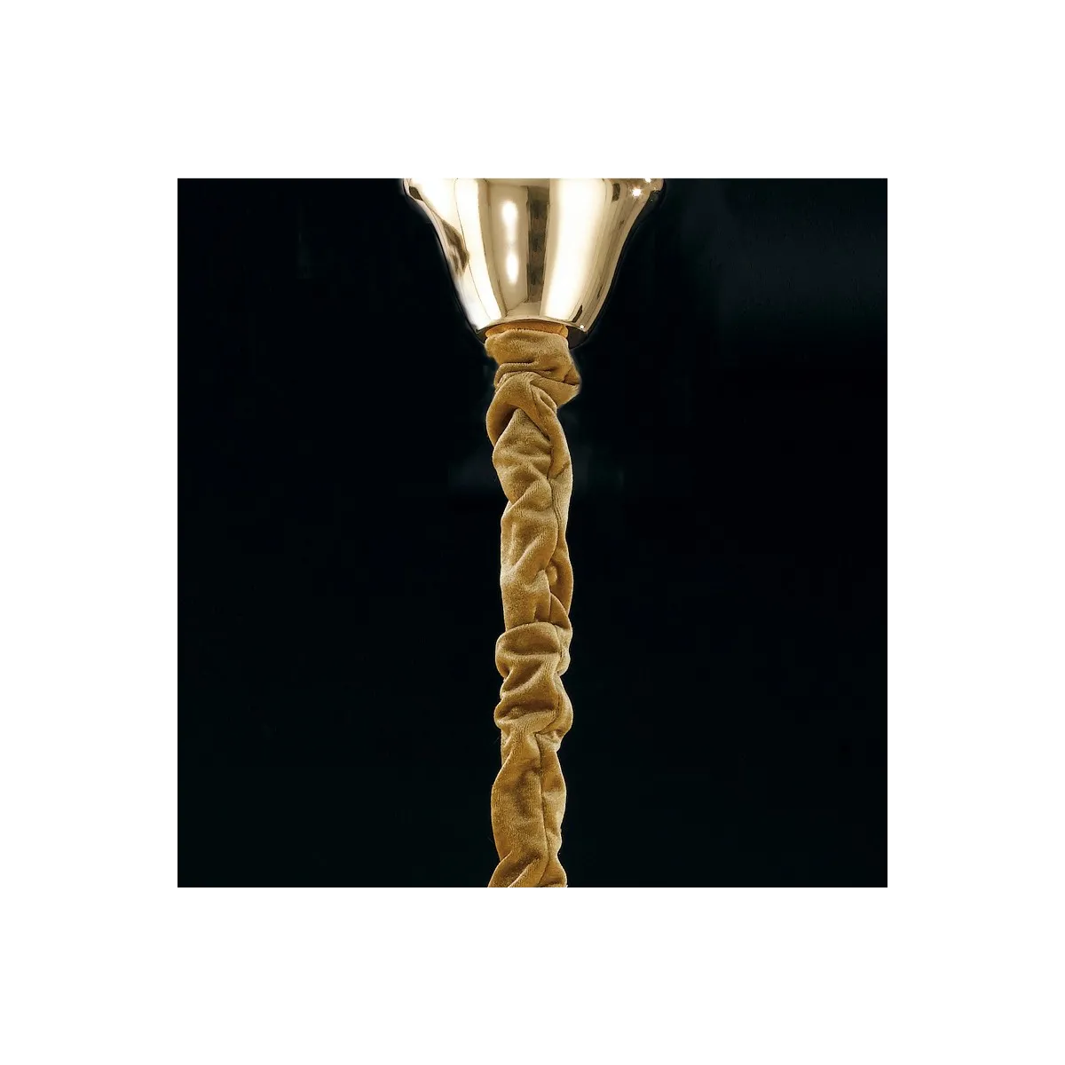 Sospensione rivestita in Tessuto Oro Linea Epoque Fan europe