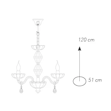 Lampadario Glamour in...