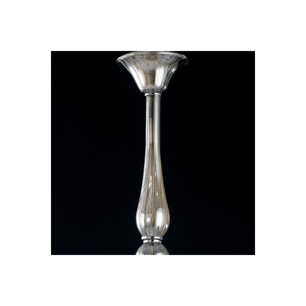 Sospensione in Vetro colore Champagne Linea Poseidon Fan...