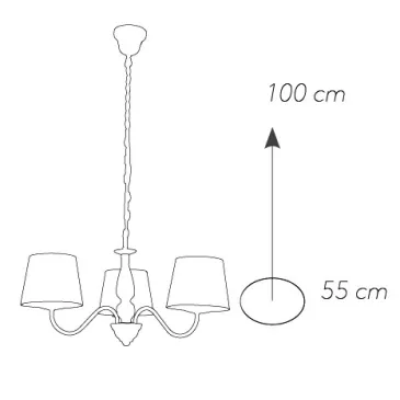 Lustre classique abat-jour...