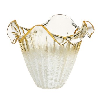 Abat-jour Verre Wavy Edge Champagne F30