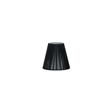 I-PRLM SINFONIA BLACK - Abat-jour Symphony Noir Tissu 14x15 cm E14