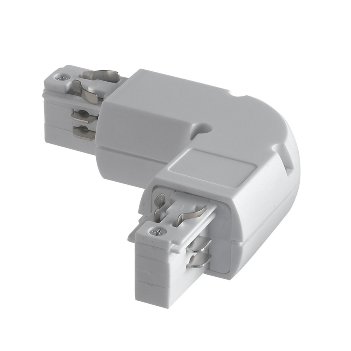 LED-TRACK-L - Connecteur en forme de L blanc pour rails de guidage