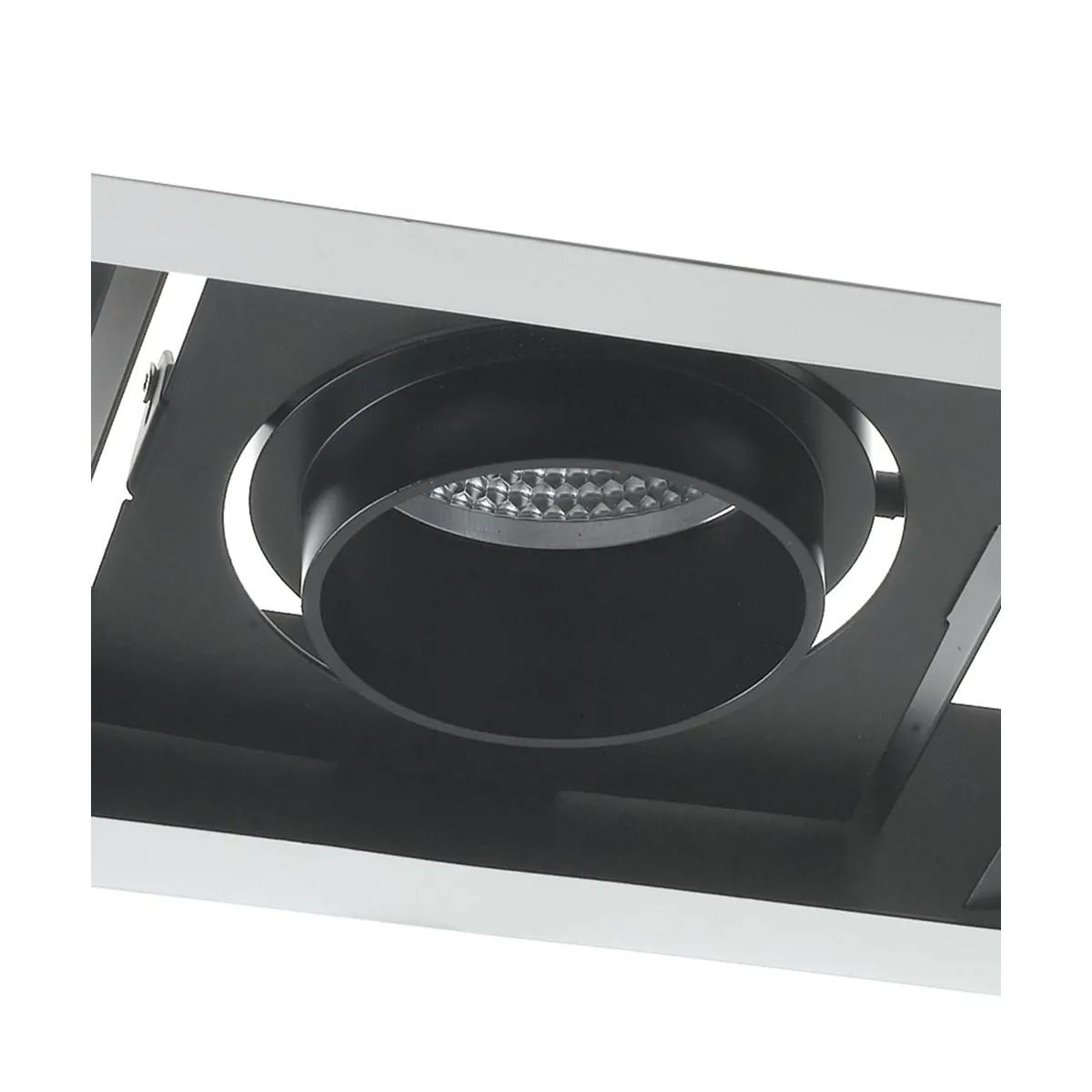 Struttura Orientabile con Bordo Bianco e Interno Nero Satinato Linea Apollo