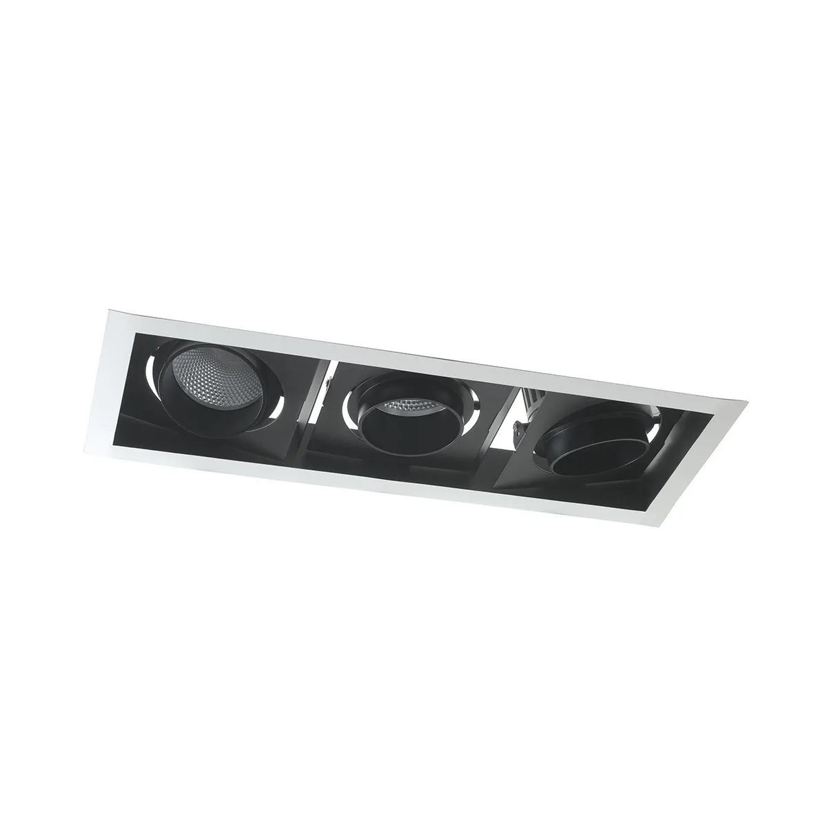 Tre Luci Led Incluse da 135 watt e 3000 kelvin Faretto...