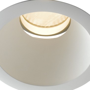 Struttura in Alluminio Bianco con Luce Led Calda Linea Elite