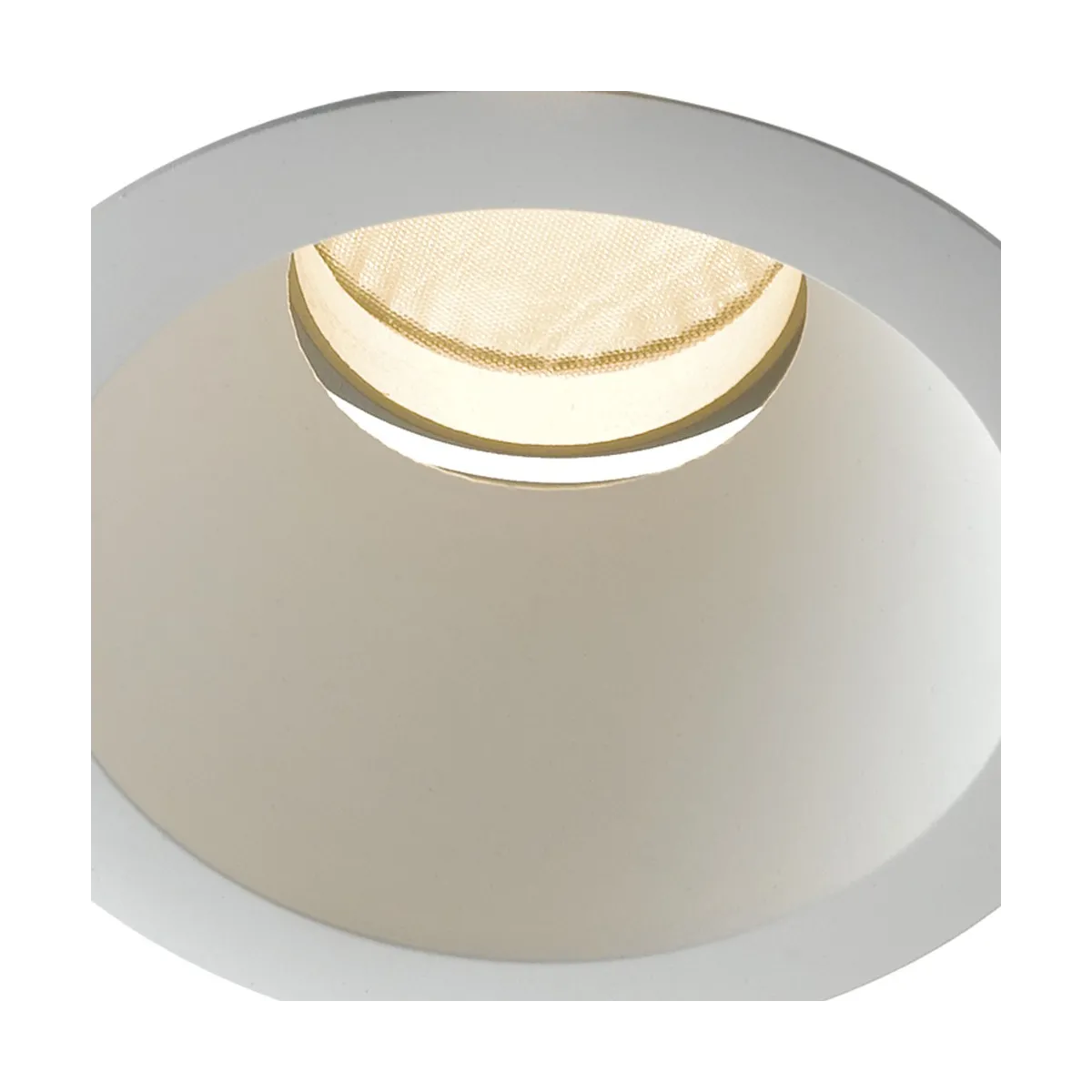 Struttura in Alluminio Bianco con Luce Led Calda Linea Elite