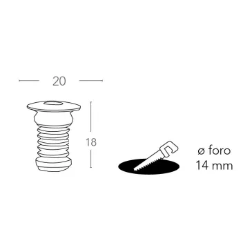 Spot encastré à DEL, 3...