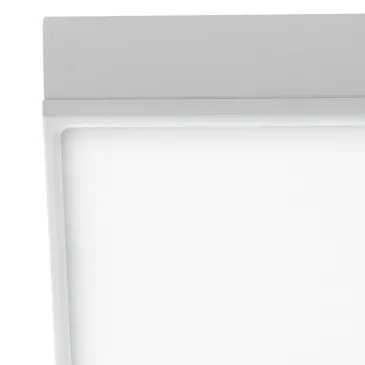 Plafoniera Alluminio Bianco Goffrato Quadrato Incasso Cartongesso Led 22 watt Luce Naturale