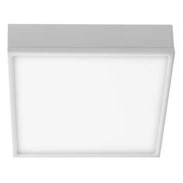 Plafoniera Moderna Quadrata Bianca LED | Mondialshop