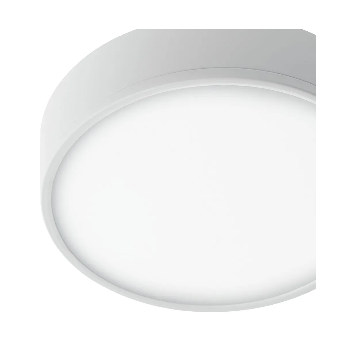 Le plafonnier rond en aluminium gaufré blanc de plaque de plâtre a mené 36 watts de lumière naturelle