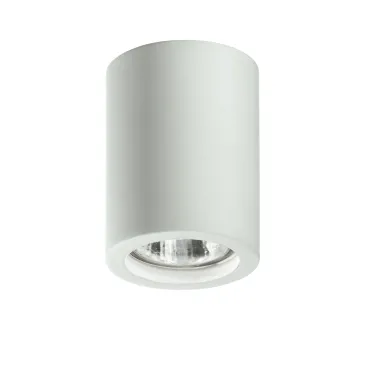 Weißer Einbaustrahler mit einfacher zylindrischer Form GU10