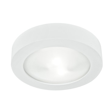 I-GABRIEL/PL30R - Plafoniera Tonda Gesso Verniciabile diffusore Vetro Interno E27