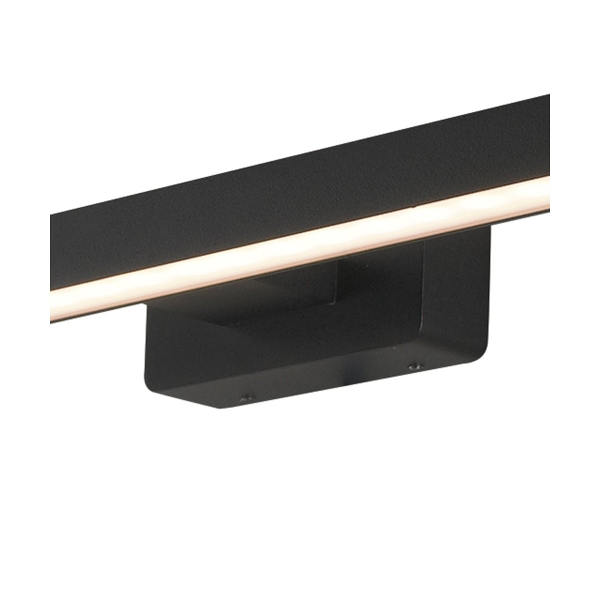 LED-W-LANCER BLACK Miroir appliqué Black Led A 4000kelvin 17 watts