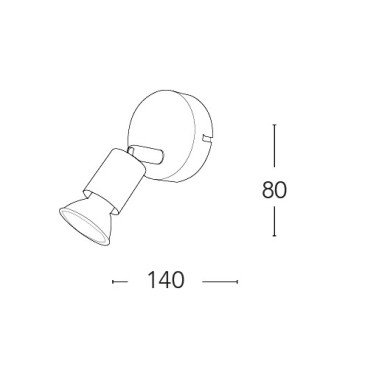 Spotlight LED Incasso 3W Orientabile | Mondialshop
