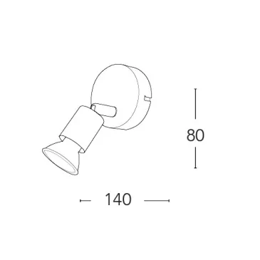 Spotlight LED Incasso 3W Orientabile | Mondialshop