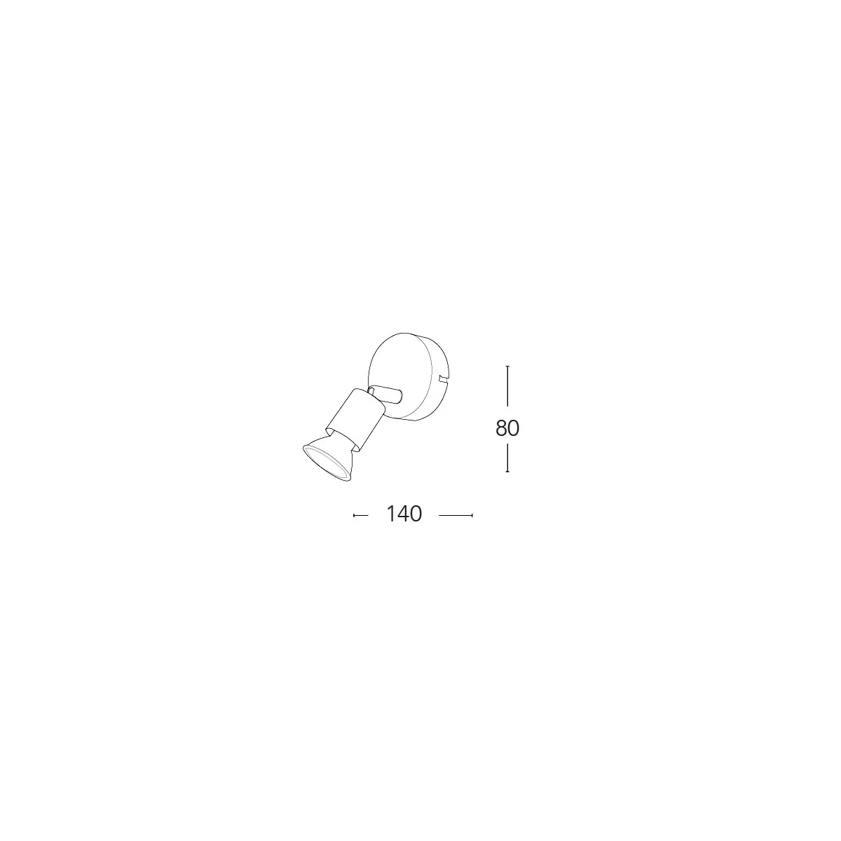 Spotlight LED Incasso 3W Orientabile | Mondialshop