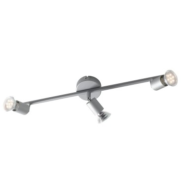 Spot LED chromé pour intérieur, idéal pour les salons et les séjours, 3 W, 4000 K, haute efficacité.