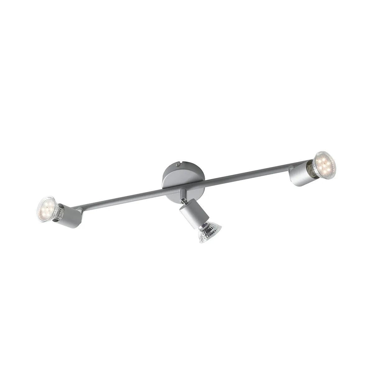 faretto spot triplo LED orientabile color cromo perfetto...