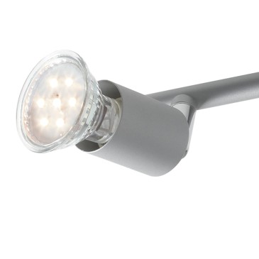 Spot LED chromé pour intérieur, idéal pour les salons et les séjours, 3 W, 4000 K, haute efficacité.