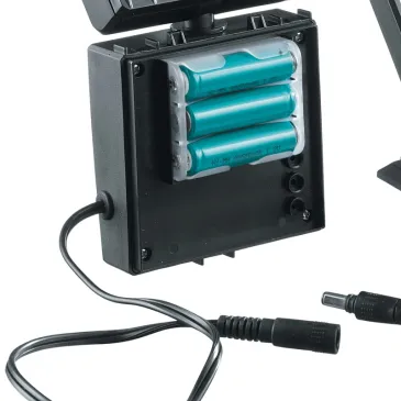 Proiettore led orientabile con sensore e pannello solare