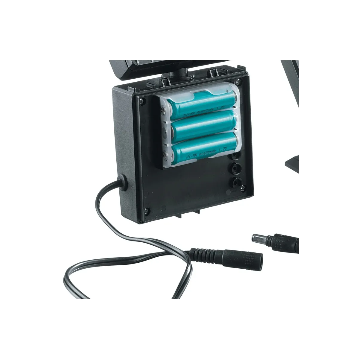 Projecteur LED réglable avec capteur et panneau solaire