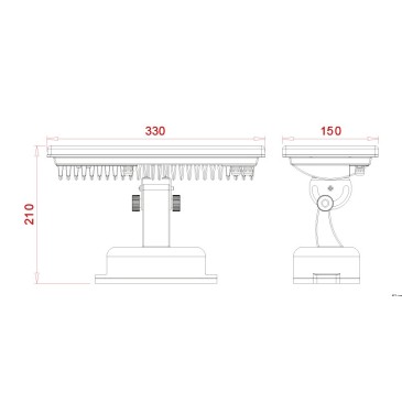 Projecteur extérieur LED RGB 36 W | Mondialshop