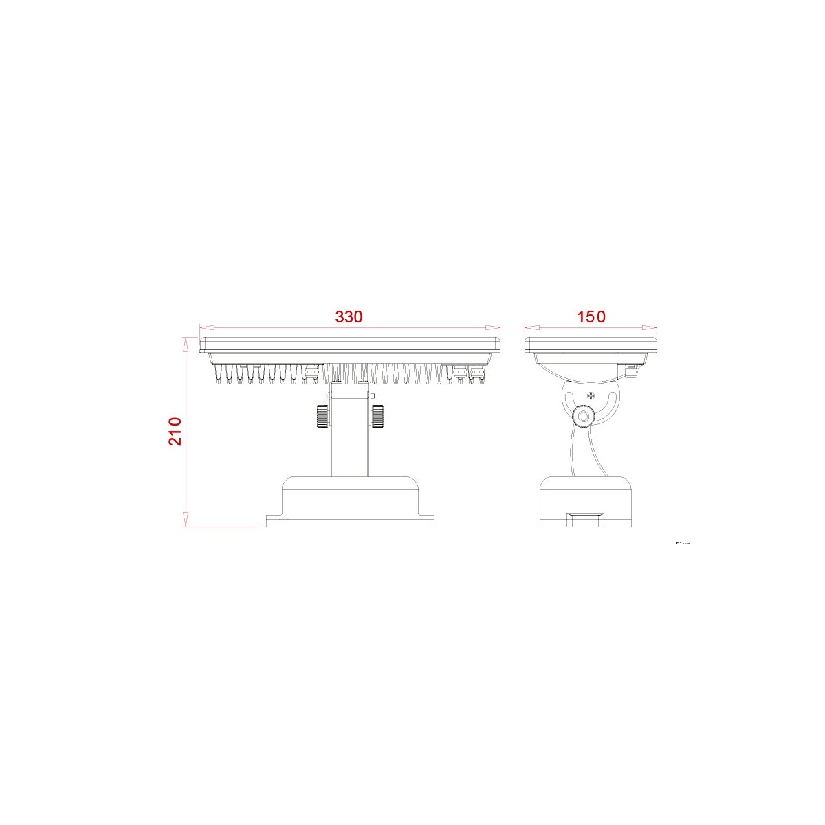 Projecteur extérieur LED RGB 36 W | Mondialshop