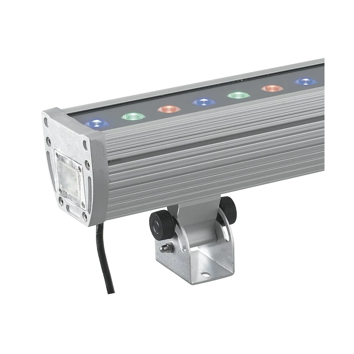 Projecteur extérieur LED chromé 36 W | Mondialshop