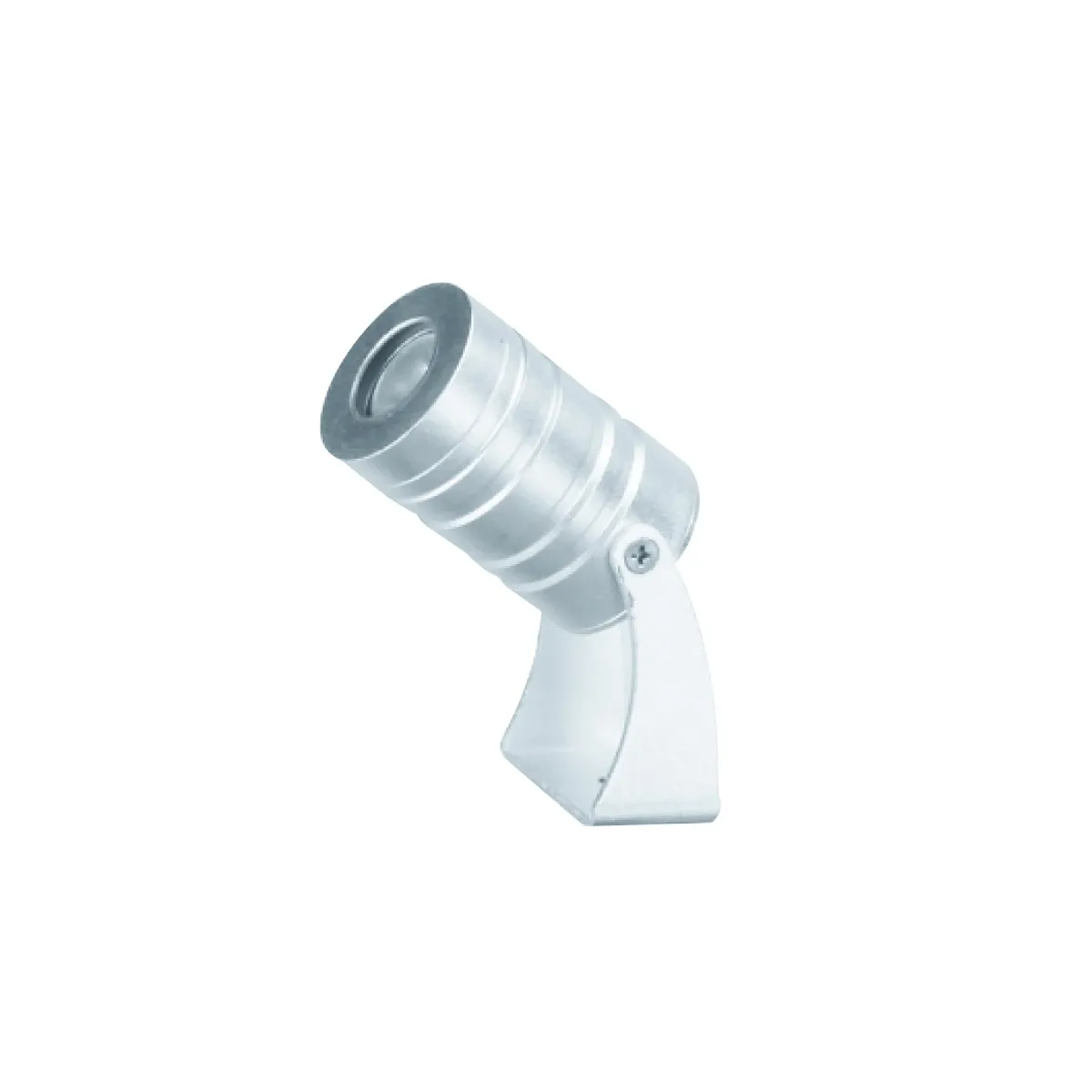 Faretto in alluminio con luce RGB e picchetto 3 watt